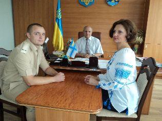 Зустріч голови Коломийської райдержадміністрації М.М. Негрича з представником Наукового центру Академії військово-морських сил імені П.С. Нахімова Зустріч голови Коломийської райдержадміністрації М.М. Негрича з представником Наукового центру Академії військово-морських сил імені П.С. Нахімова