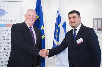 Комітет Регіонів ЄС та Україна створять спільну робочу групу з впровадження реформи децентралізації в Україні Комітет Регіонів ЄС та Україна створять спільну робочу групу з впровадження реформи децентралізації в Україні