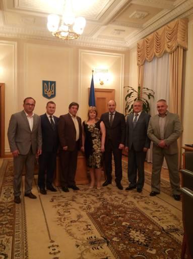 Робочий візит до голови Верховної Ради України Робочий візит до голови Верховної Ради України