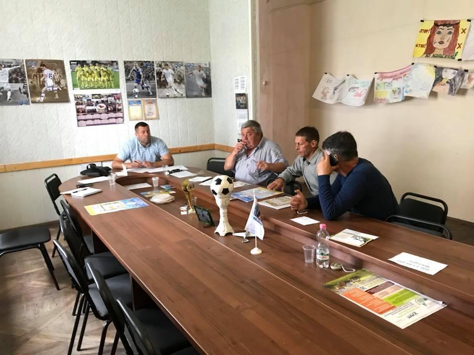 Організаційна нарада по проведенні в селищі Отинія спартакіади Коломийсткого району
