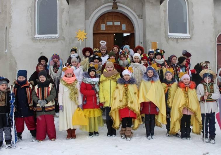 Коляда в селі Ворона