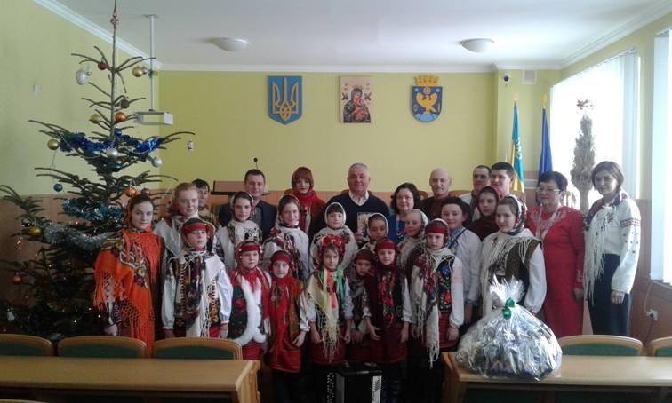 Різдвяна коляда в Коломийській райдержадміністрації