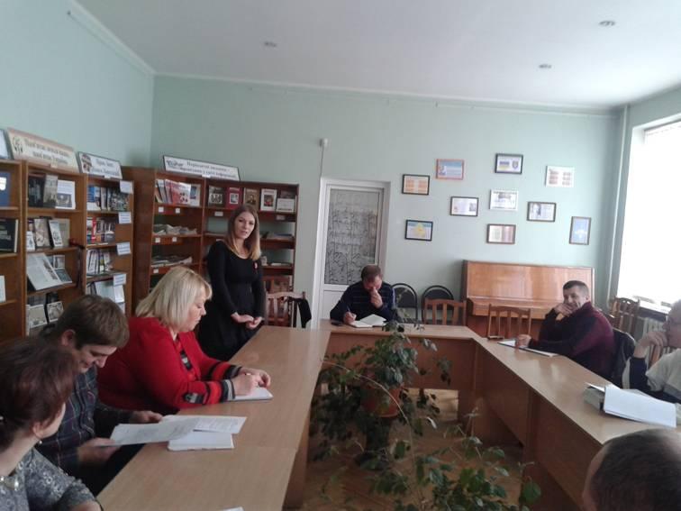 Засідання конкурсної комісії відділу культури Коломийської РДА з проведення конкурсу на заміщення посади завідуючої масової бібліотеки селища Отинія Засідання конкурсної комісії відділу культури Коломийської РДА з проведення конкурсу на заміщення посади завідуючої масової бібліотеки селища Отинія
