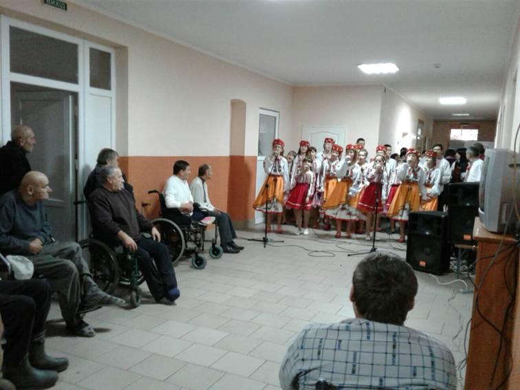 Концертна програма в геріатричному будинку с. Коршів