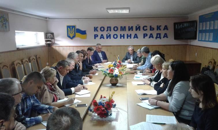 Засідання Координаційної ради при голові Коломийської районної державної адміністрації та голові Коломийської районної ради