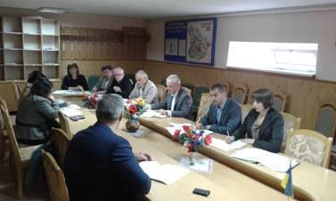 Нарада у першого заступника голови райдержадміністрації Нестора Печенюка