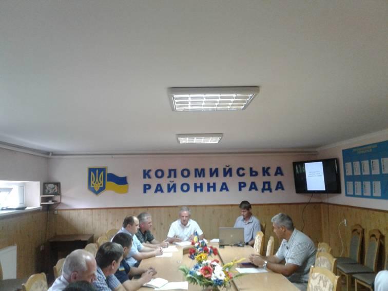 Підготовка до командно-штабного навчання на території Коломийського району Підготовка до командно-штабного навчання на території Коломийського району
