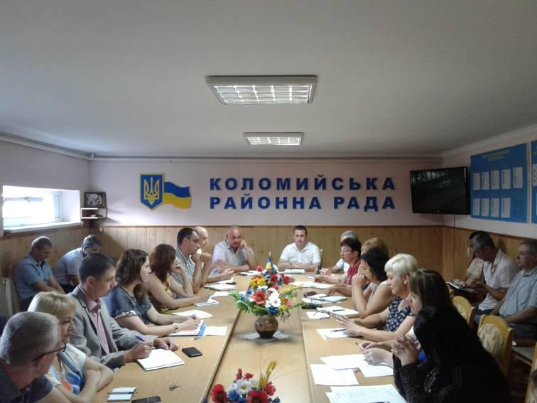 Нарада у голови райдержадміністрації Любомира Глушкова
