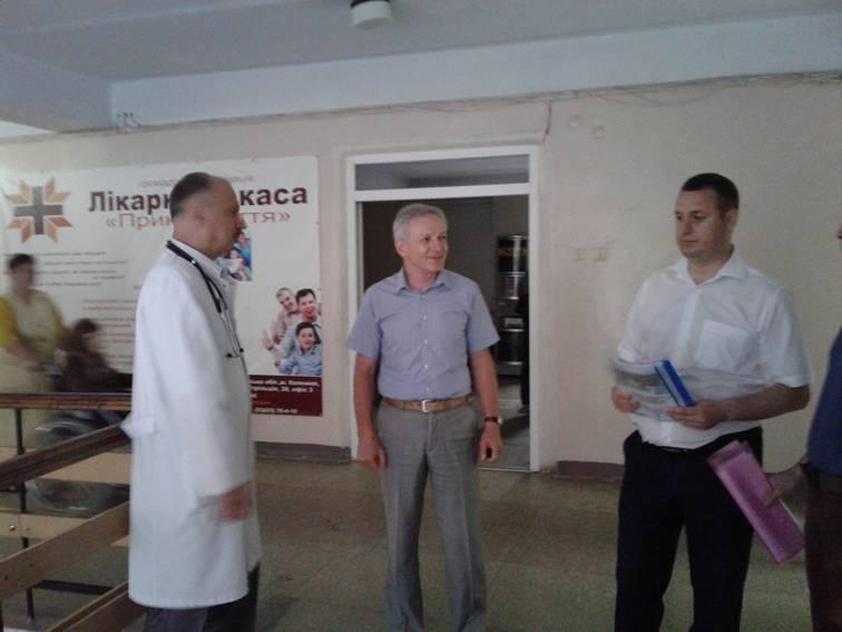 Робочий візит до Коломийської ЦРЛ Робочий візит до Коломийської ЦРЛ