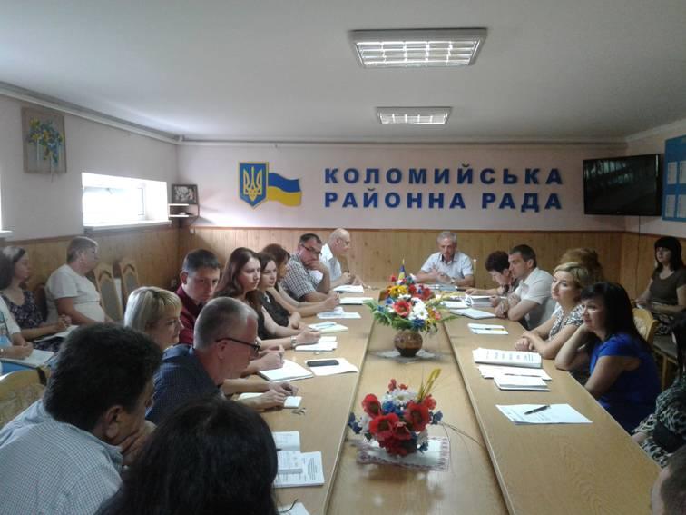 Нарада у першого заступника голови райдержадміністрації Нестора Печенюка