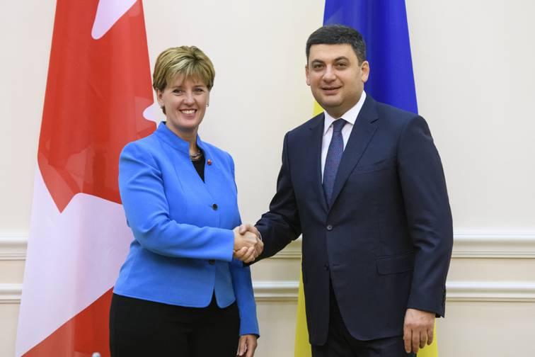 Торговельні відносини України та Канади мають прекрасні перспективи розвитку, - Глава Уряду під час зустрічі з Міністром міжнародного розвитку та франкофонії Канади