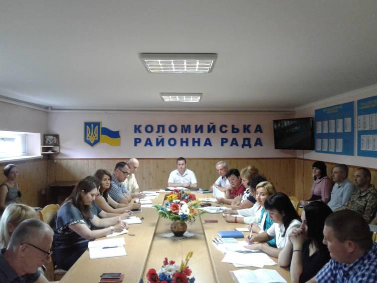 Нарада у голови райдержадміністрації Любомира Глушкова