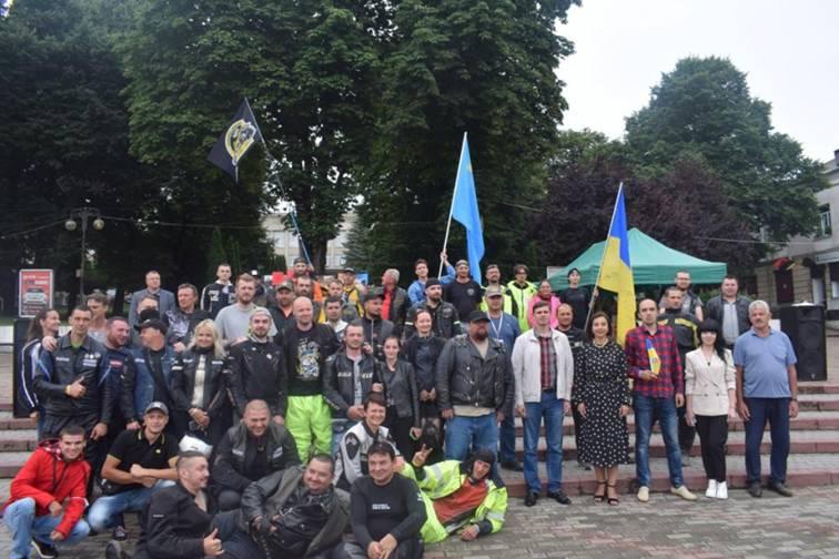 Учасники мотопробігу за єдність Української держави побували на Калущині Учасники мотопробігу за єдність Української держави побували на Калущині