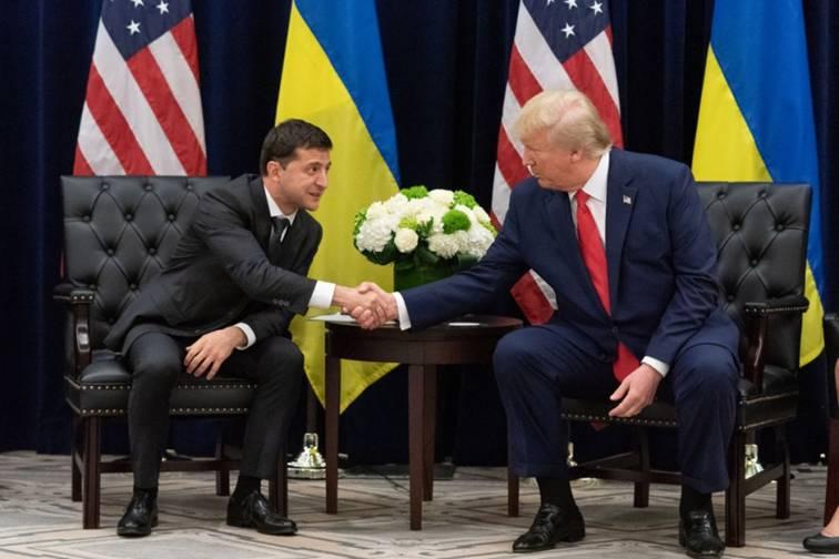 Тільки разом зі США та ЄС ми можемо зупинити війну в Україні – Володимир Зеленський під час зустрічі з Дональдом Трампом Тільки разом зі США та ЄС ми можемо зупинити війну в Україні – Володимир Зеленський під час зустрічі з Дональдом Трампом
