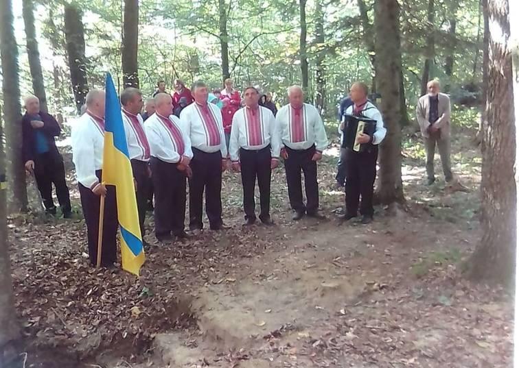 Відкриття криївки воїнів УПА