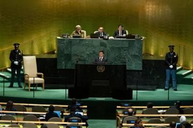 Виступ Президента України Володимира Зеленського на загальних дебатах 74-ї сесії Генеральної Асамблеї ООН Виступ Президента України Володимира Зеленського на загальних дебатах 74-ї сесії Генеральної Асамблеї ООН