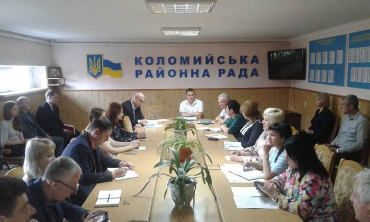 Щотижнева нарада у голови Коломийської районної державної адміністрації Любомира Глушкова