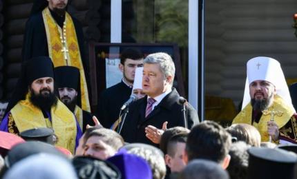Наша церква йде з вірою і любов’ю - Президент під час подячного молебня в Манявському скиті