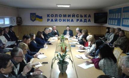 Щотижнева нарада у голови Коломийської районної державної адміністрації Любомира Глушкова