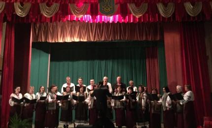 Творчий звіт перед населенням аматорів народної творчості та бібліотеки села Корнич
