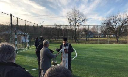 Відбулось урочисте відкриття спортивного майданчика із синтетичним покриттям в с. Раківчик