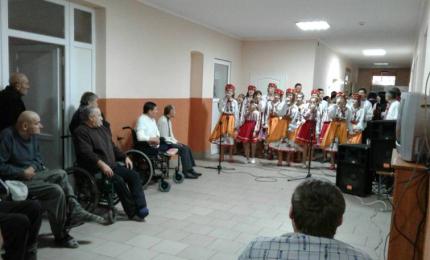 Концертна програма в геріатричному будинку с. Коршів