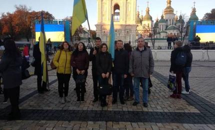 Делегація Коломийського району взяла участь у молебні за Україну та автокефальну церкву