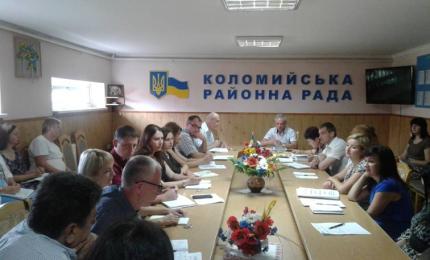 Нарада у першого заступника голови райдержадміністрації Нестора Печенюка