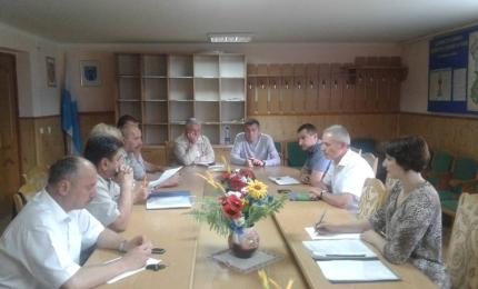 Нарада у першого заступника голови райдержадміністрації Нестора Печенюка