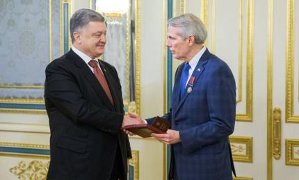 Президент нагородив Сенатора США Роберта Портмана орденом «За заслуги»