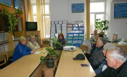 В Коломийському об’єднаному управлінні ПФУ відбулось чергове заняття школи майбутнього пенсіонера