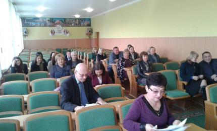 Щотижнева нарада у першого заступника голови райдержадміністрації Нестора Печенюка