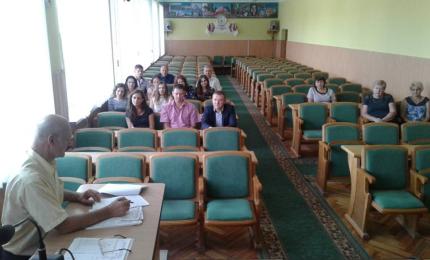 Апаратна нарада у керівника апарату райдержадміністрації Михайла Беркещука