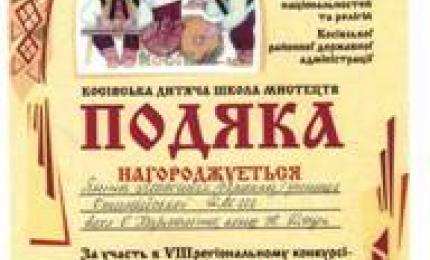 VIII регіональний конкурс-фестиваль дитячих оркестрів народної музики, солістів-інструменталістів в м. Косів