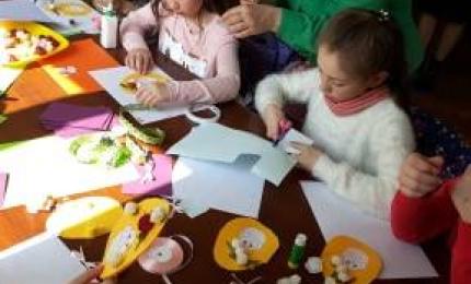 Майстер-клас для учнів по виготовленню великодніх листівок